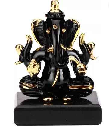 Crystal Black Ganesha