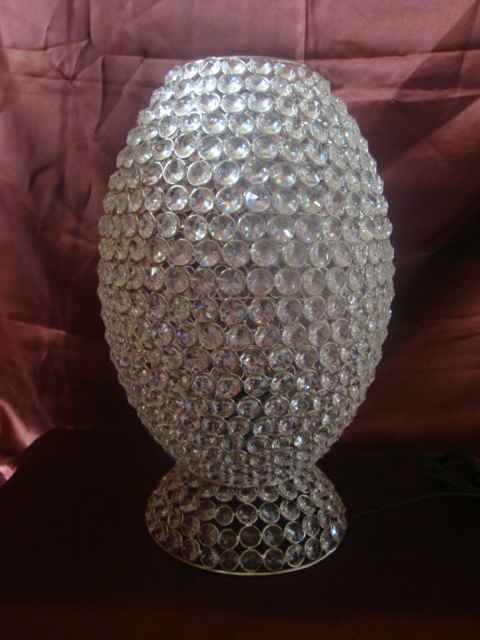 Crystal Lamp - Oval
