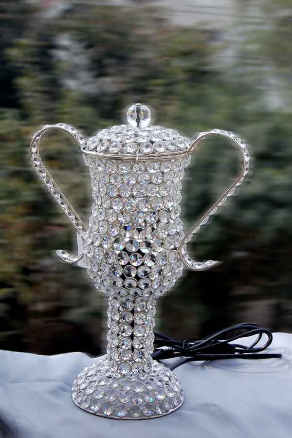 Crystal Lamp - Trophy Shaped